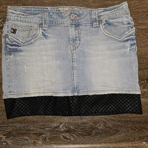 MEK Y2K denim Amalie denim skirt‎ size 27.